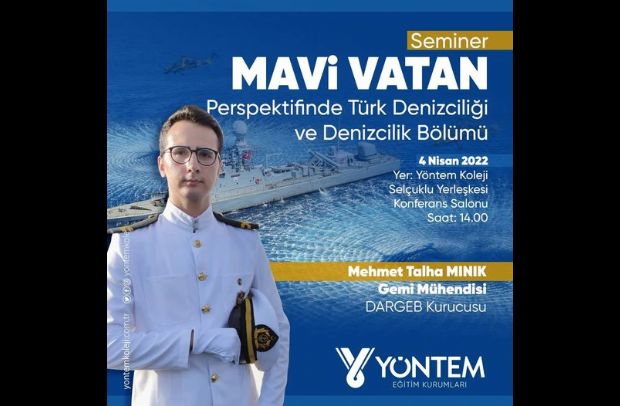 Seminer Mavi Vatan Perspektifinde Türk Denizciliği ve Denizcilik Bölümü