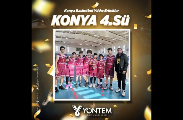 Konya Basketbol Yıldız Erkekler  Kategorisi Konya 4.sü