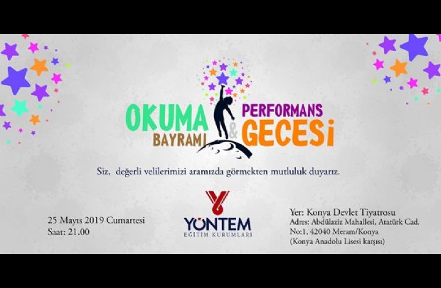 Yöntem Eğitim Kurumları Okuma Bayramı ve Performans Gecesi...