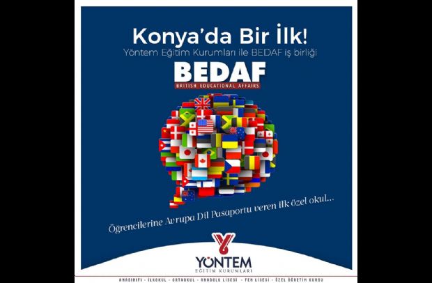 Öğrencilerine Avrupa Dil Pasaportu veren ilk ve tek özel okul 