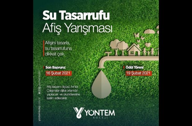 Su Tasarrufu Afiş Yarışması 