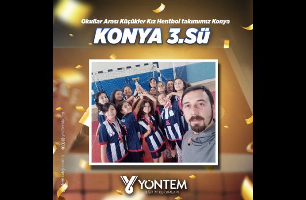 Okullar Arası Küçükler Kız Hentbol Takımımız Konya 3.Sü