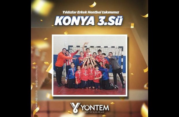 Yıldızlar Erkek Hentbol takımımız Konya 3. sü olmuştur