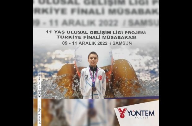 Yüzmede dereceye giren öğrencimiz Aras Önder'i ve antrenörlerimizi tebrik ediyoruz